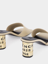 Givenchy Beige Tape Heeled Mules