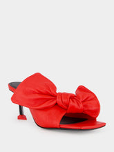 Givenchy Vermillon Boudoir Nappa Leather Heeled Mules