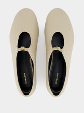 Givenchy Beige 4G Liquid Ballerinas