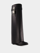 Givenchy Black Shark Lock High Boots