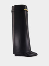 Givenchy Black Leather Shark Boots