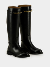 Givenchy Black Pinch Flat Calfskin Leather Boots