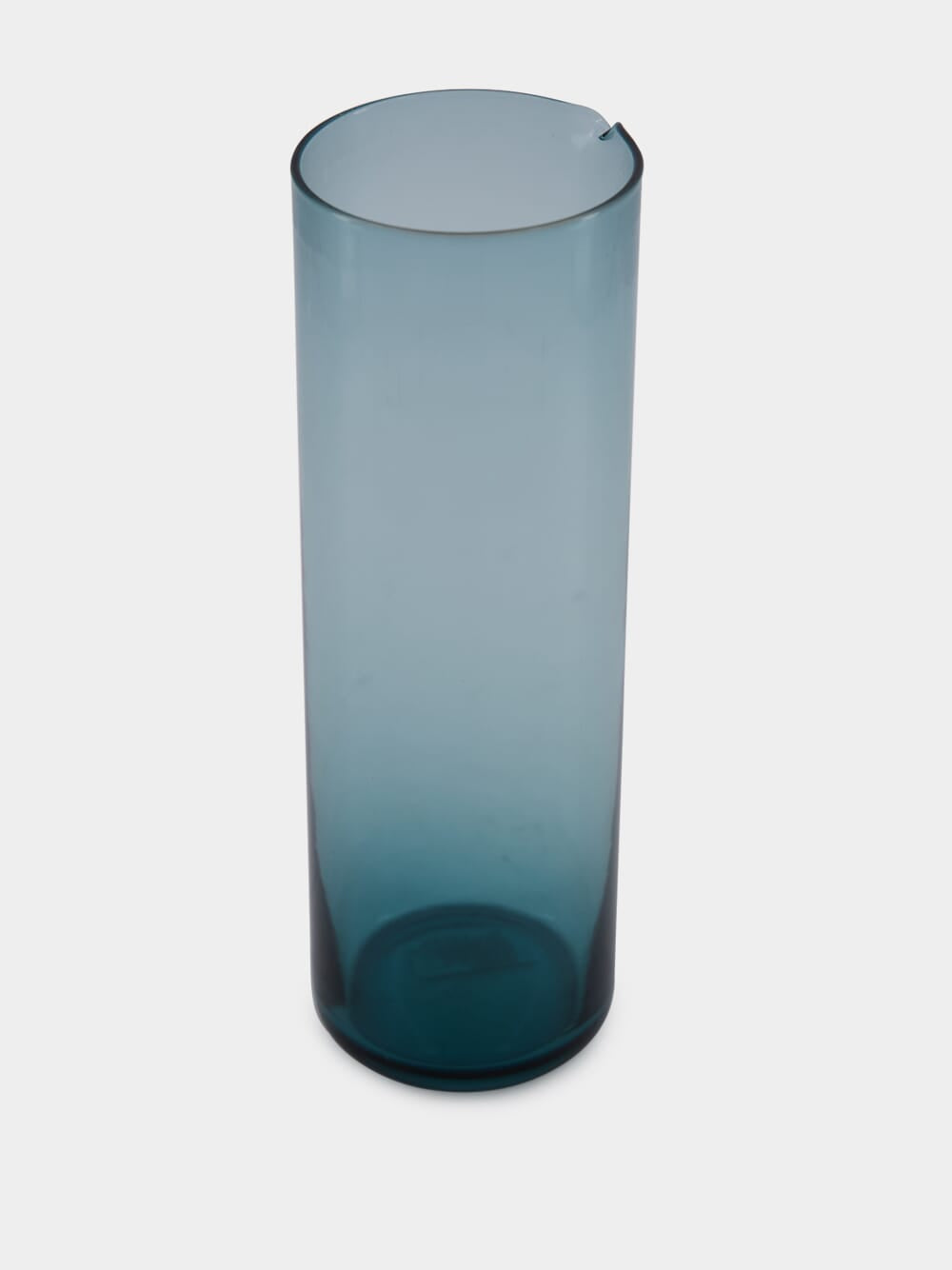 Blue Hand-Blown Pitcher