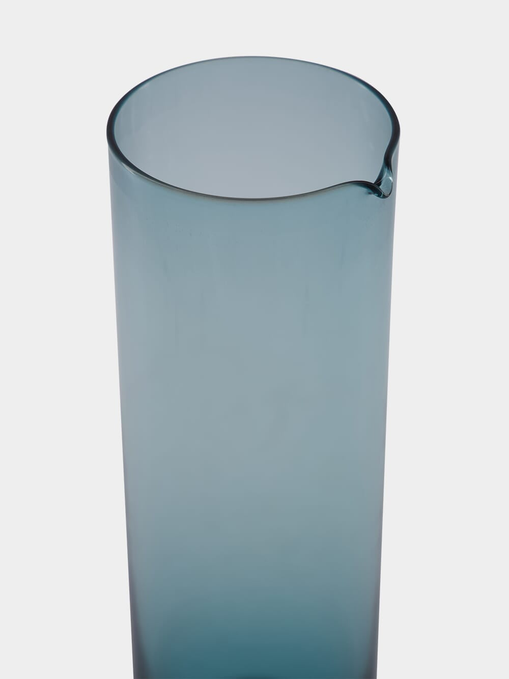 Blue Hand-Blown Pitcher