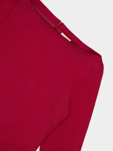 Paula Bellona Red Dahlia Sequin Long Dress