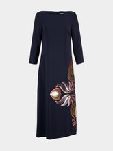 Paula Bellona Peacoat Sequin Embroidered Long Dress