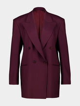 Paula Betania Purple Oversized Boxy Blazer