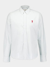 Ami Paris Striped Button-Down Shirt