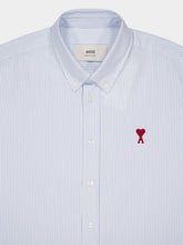 Ami Paris Blue Button-Down Ami de Coeur Shirt