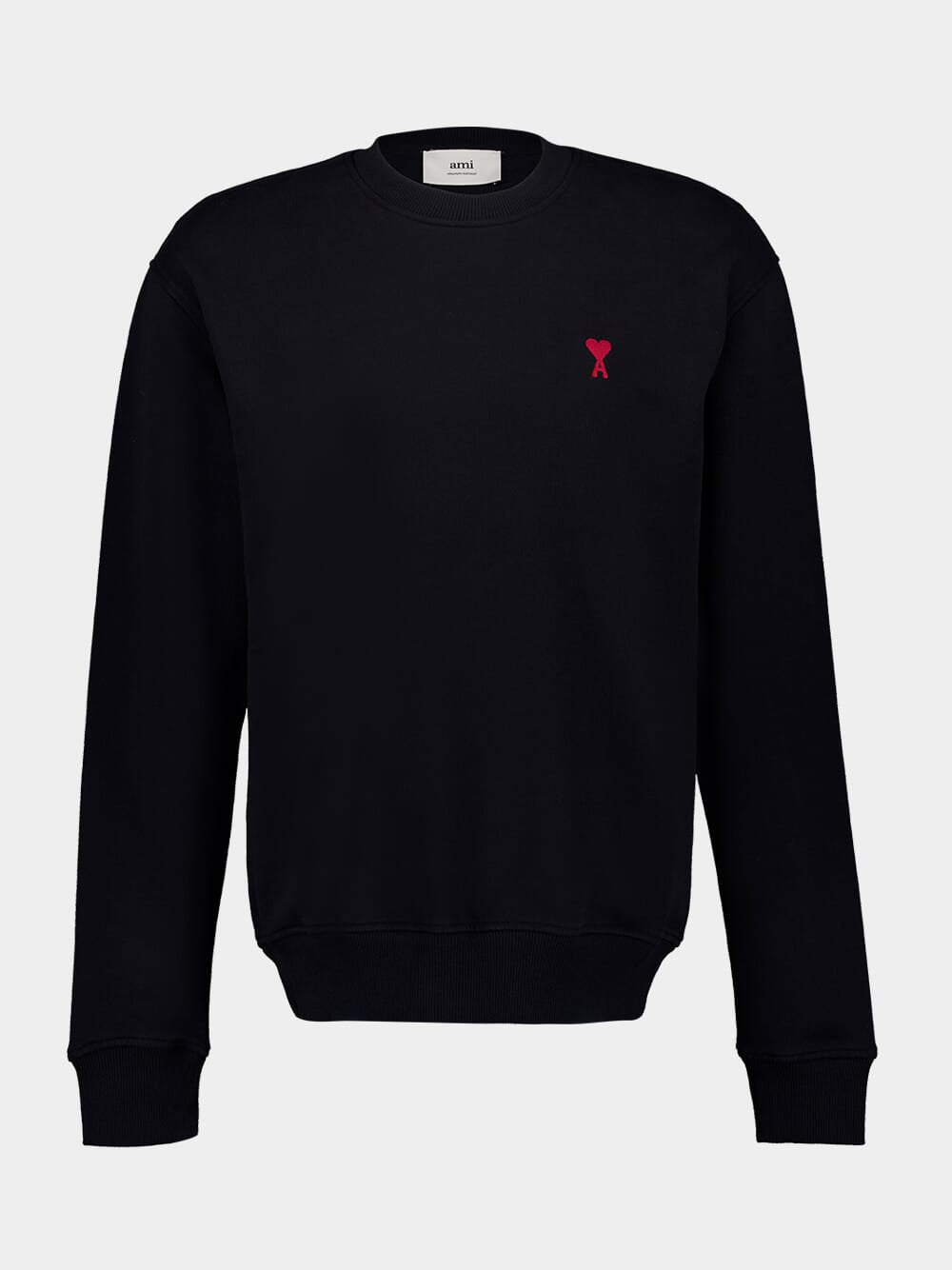 Black Cotton Sweatshirt