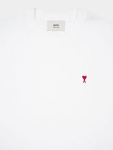 Ami Paris White Cotton Ami de Coeur T-Shirt
