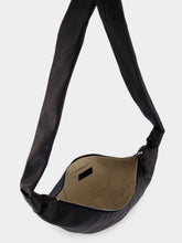Lemaire Black Medium Croissant Leather Bag