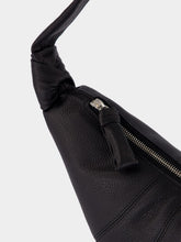 Lemaire Black Medium Croissant Leather Bag