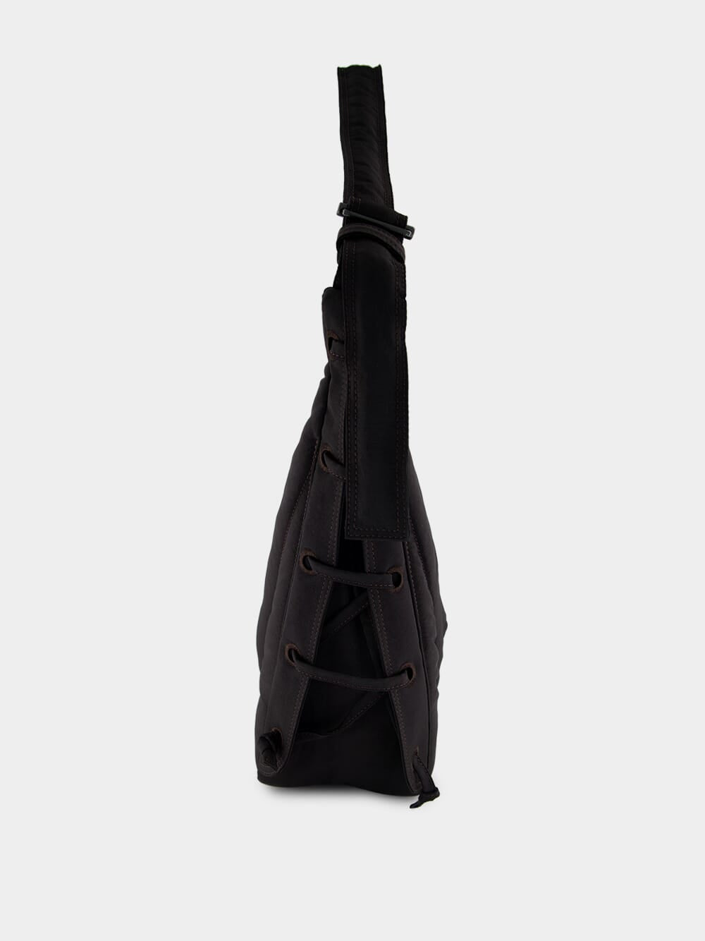 Medium Soft Game Bag in Dark Chocolate Nylon Canvas