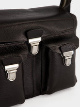 Lemaire Espresso Brown Medium Gear Leather Bag