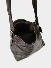Lemaire Dark Chocolate Belted Hobo Bag