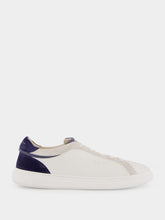 Givenchy White & Blue G Set Leather and Suede Sneakers