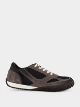 Givenchy Grey and Black Glide Nylon Suede Sneakers