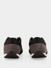 Givenchy Grey and Black Glide Nylon Suede Sneakers
