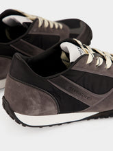 Givenchy Grey and Black Glide Nylon Suede Sneakers