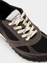 Givenchy Grey and Black Glide Nylon Suede Sneakers