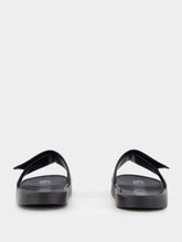 Givenchy Synthetic Leather Black Slide Sandals