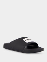Givenchy Black Label Slide Rubber Flat Mules