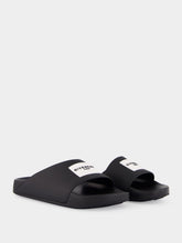 Givenchy Black Label Slide Rubber Flat Mules