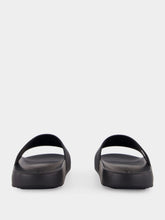 Givenchy Black Label Slide Rubber Flat Mules