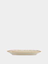 Les Ottomans Ceramic Handpaint Bamboo Serving Platter