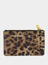 Dolce & Gabbana Leopard-Print Dauphine Card Holder