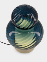 Nasonmoretti Avio Blue Optic Twisted Bibendum Table Lamp