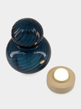 Nasonmoretti Avio Blue Optic Twisted Bibendum Table Lamp