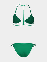 Tom Ford Green Triangle Bikini with T-Trim