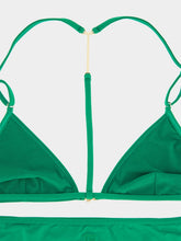 Tom Ford Green Triangle Bikini with T-Trim