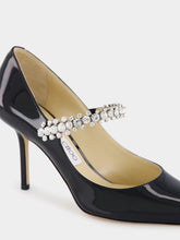 Jimmy Choo Black Patent Leather Bing Pumps