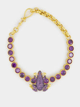 Begüm Khan Purple Frog Tennis Bracelet
