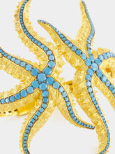 Begüm Khan Gold-Plated Sirena Bracelet in Turquoise Blue