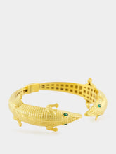 Begüm Khan Gold Croco Bracelet