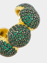 Begüm Khan Green Maharani Ear Cuff Gold-Plated