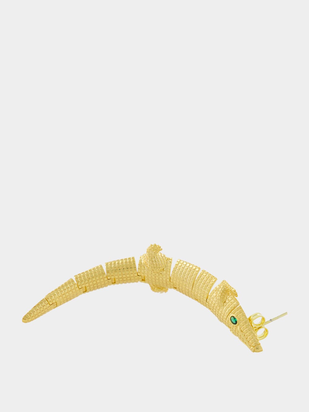 Gold Croco Earrings