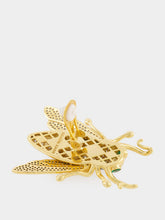 Begüm Khan Crystal Queen Bee Gold-Plated Earrings