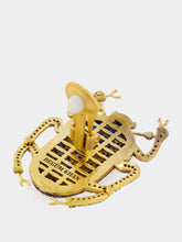 Begüm Khan Navy Pharaoh Clip-On Earrings