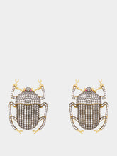 Begüm Khan Crystal Pharaoh Clip-On Earrings