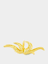 Begüm Khan Gold-Plated Sirena Earrings in Turquoise Blue