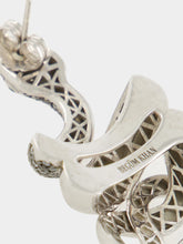 Begüm Khan Platinum-Plated Snake Earrings