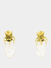 Begüm Khan Gold Plated Bug Baroque Earrings