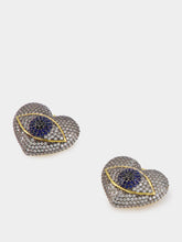 Begüm Khan Occhio del Amore Earrings with Blue Stones