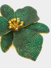 Begüm Khan Gold-Plated Singapore Orchids Earrings in Green