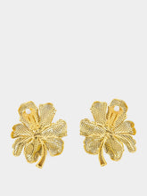 Begüm Khan Light Blue and Navy Iris Maggiore Earrings